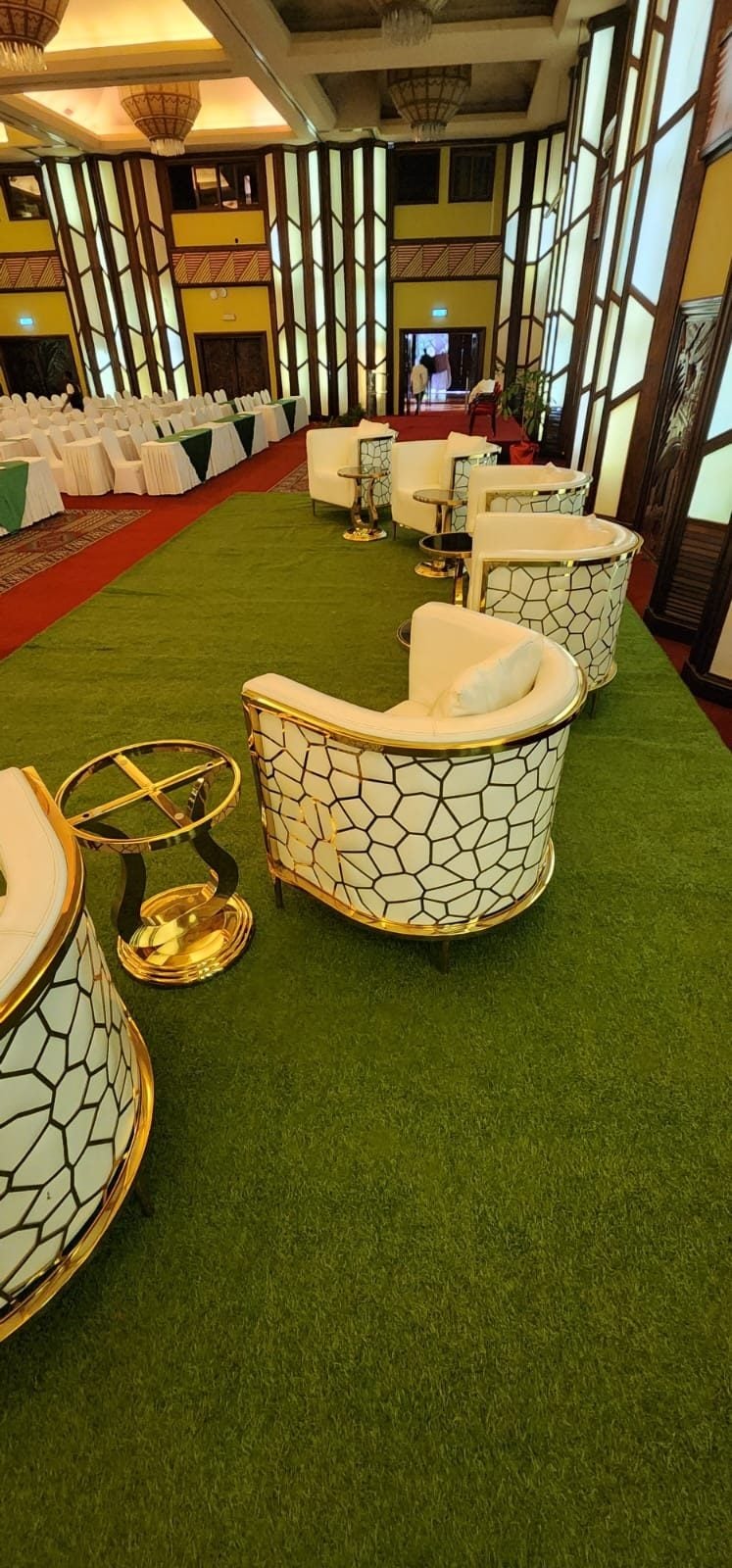Lounge Sofa & Side Stools for Hire - view 8