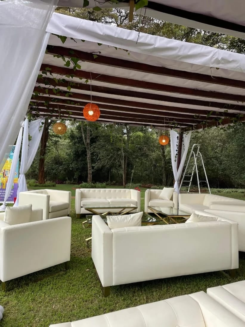 Lounge Sofa & Side Stools for Hire - view 10