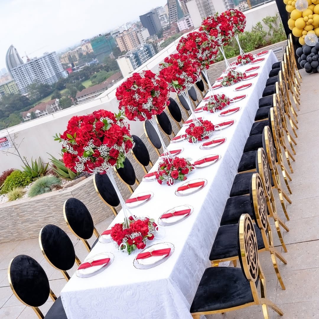 Luxury Ella Chairs for a kids birthday party in Nairobi - view 2