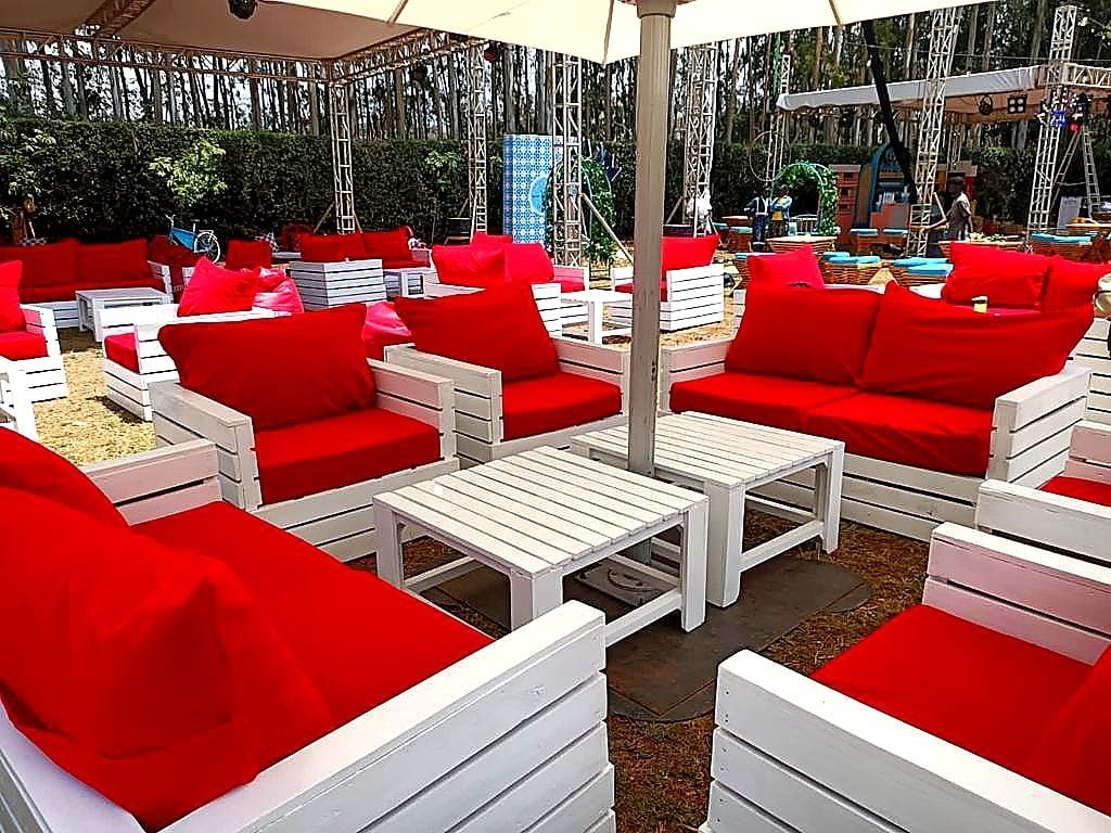 Pallet Sofas & Stools for Hire - view 3