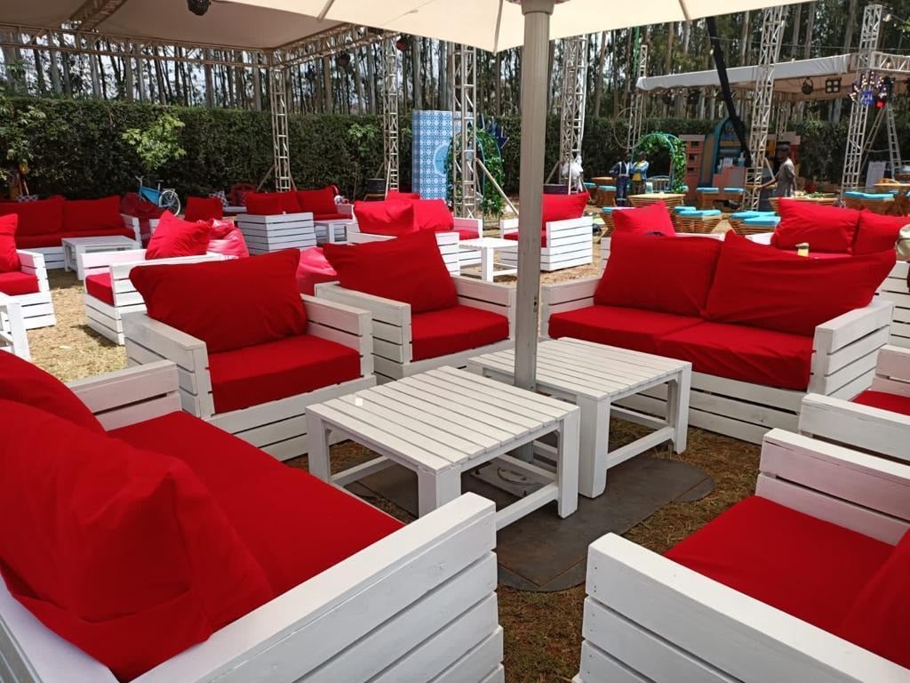 Pallet Sofas & Stools for Hire - view 4