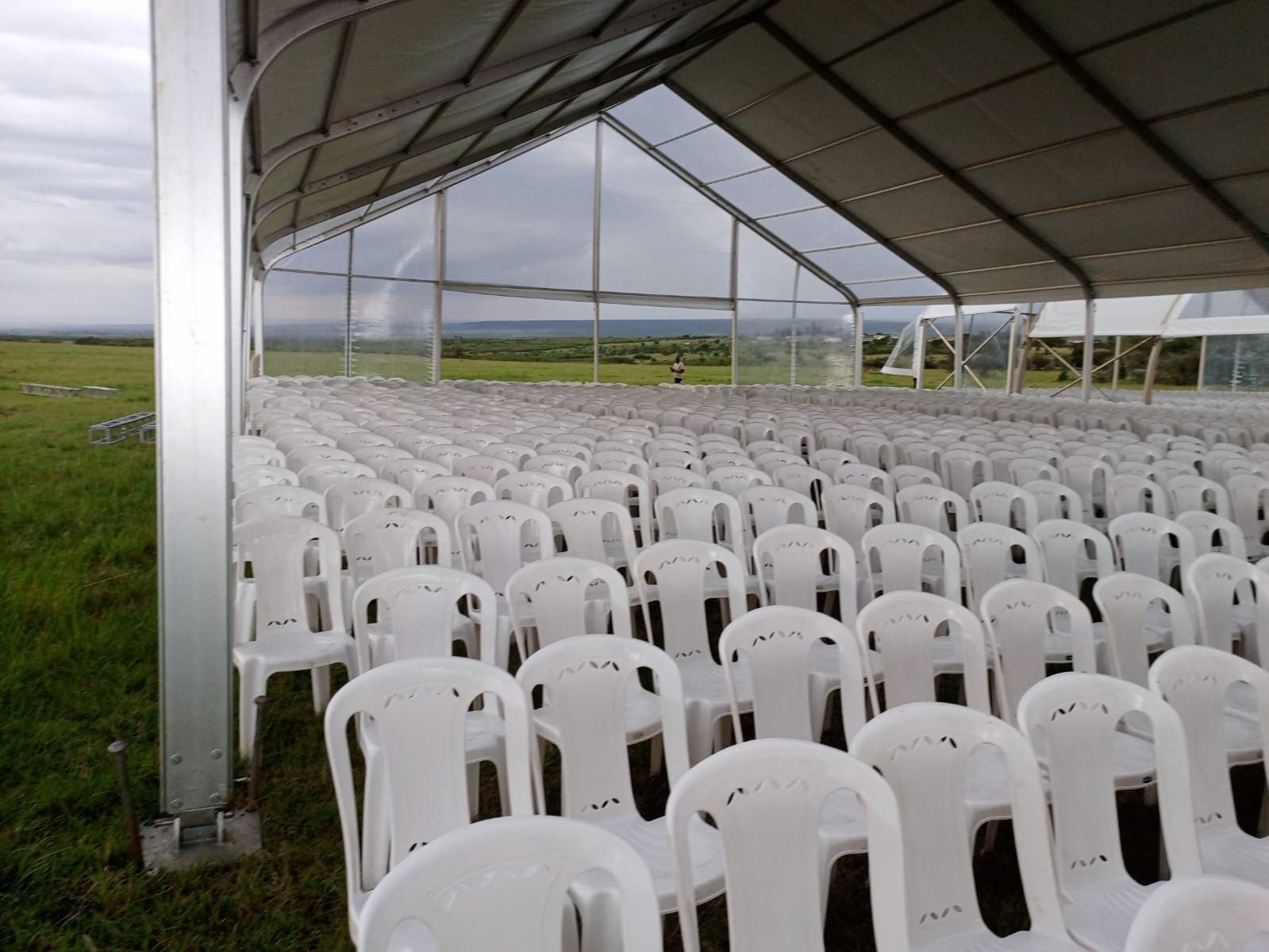Plastic Chairs (Undressed) for a kids birthday party in Nairobi - view 2