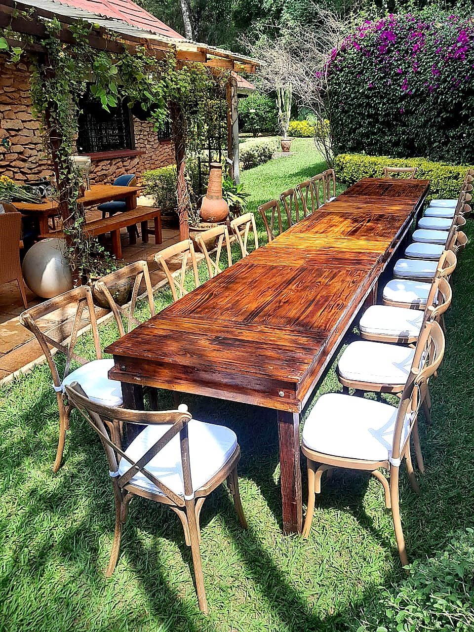 Rustic Elegant Table for a kids birthday party in Nairobi