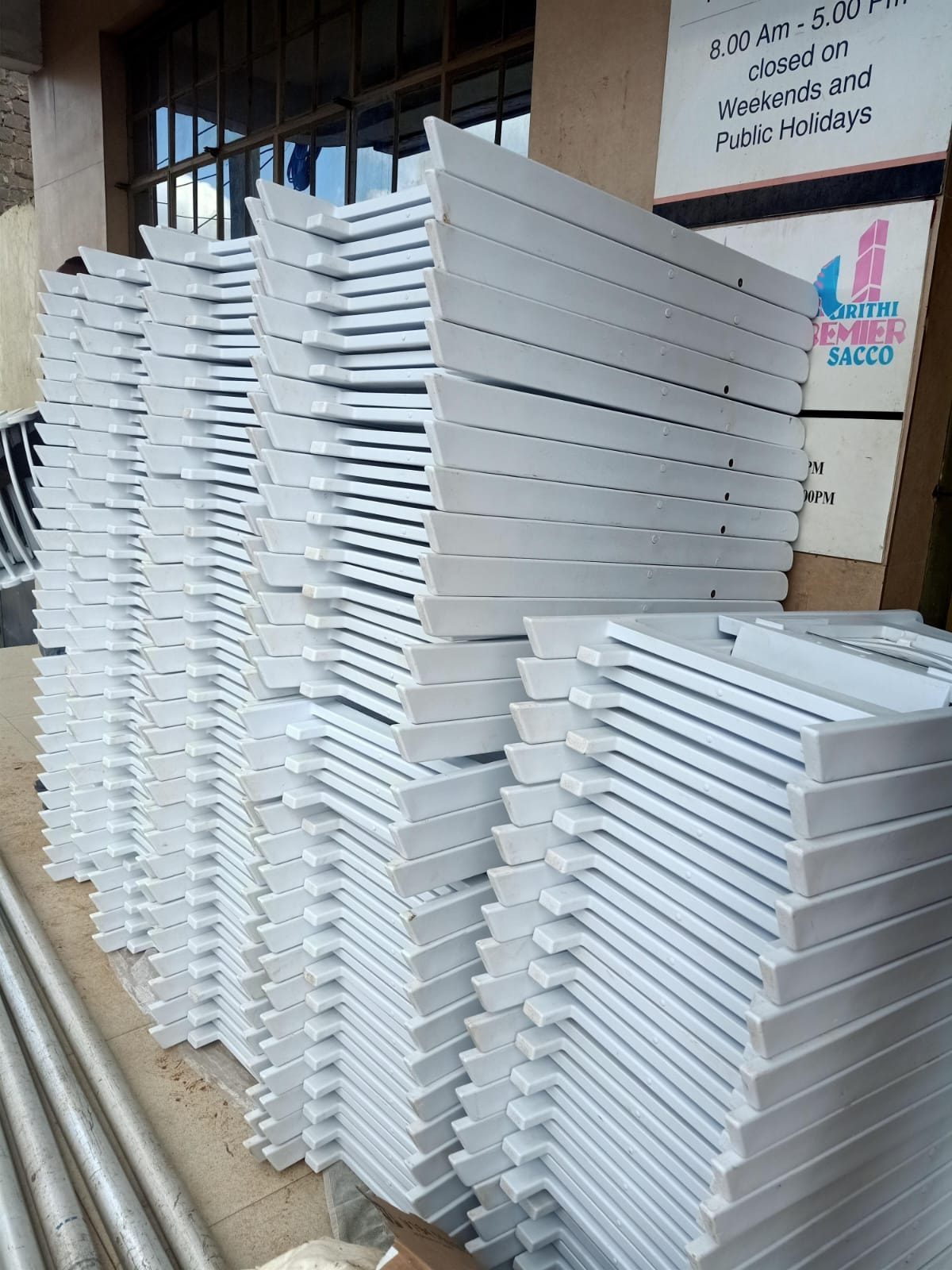 White Foldable Chairs for a kids birthday party in Nairobi - view 6