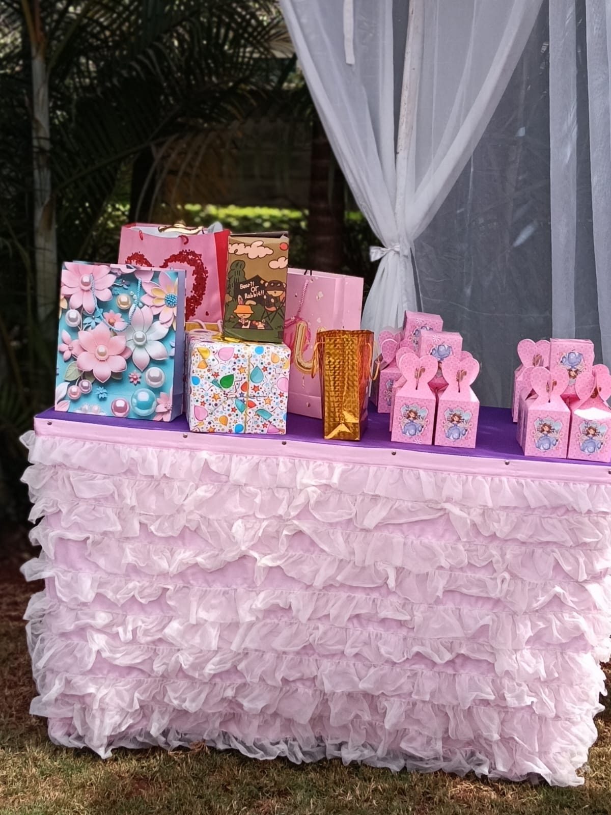 Cake & Treat Table (Dressed Birthday Focal Point) for a kids birthday party in Nairobi - view 3