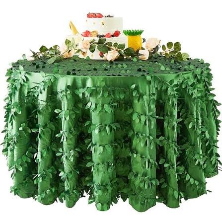 Dressed Round Table (Leaf Petal) for a kids birthday party in Nairobi - view 3