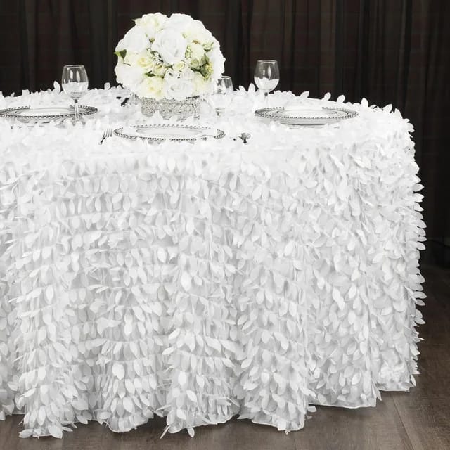 Dressed Round Table (Leaf Petal) for a kids birthday party in Nairobi - view 5