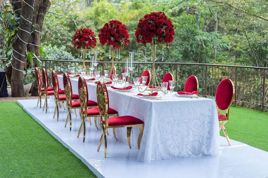 Dressed Wide Rectangular Table for a kids birthday party in Nairobi - view 4