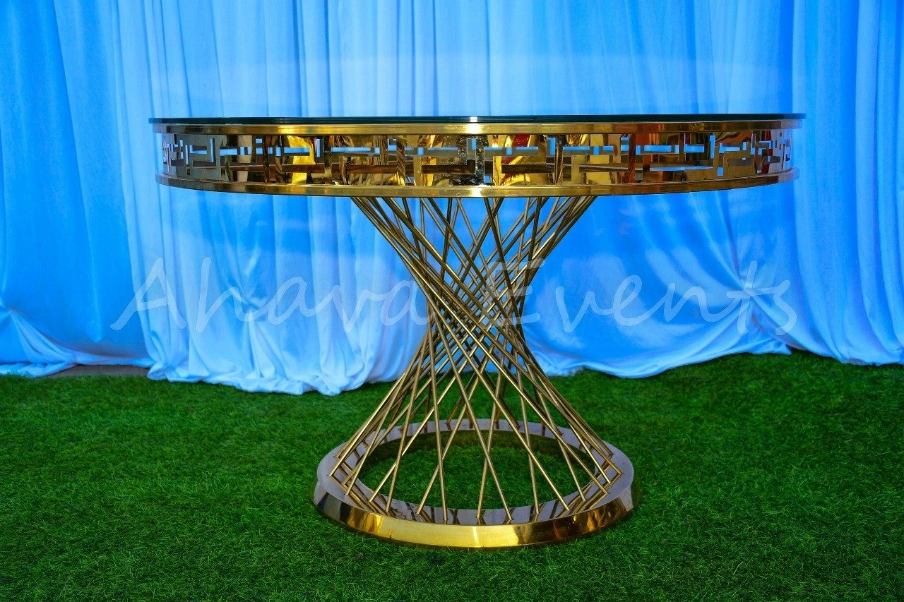 Glass Top Dining Table for a kids birthday party in Nairobi