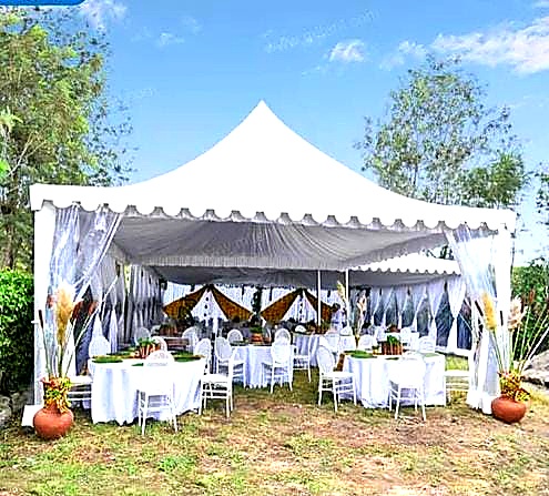 B Line Pagoda Tent 6x6m – 50 Seater shading a kids birthday party in Nairobi - view 4