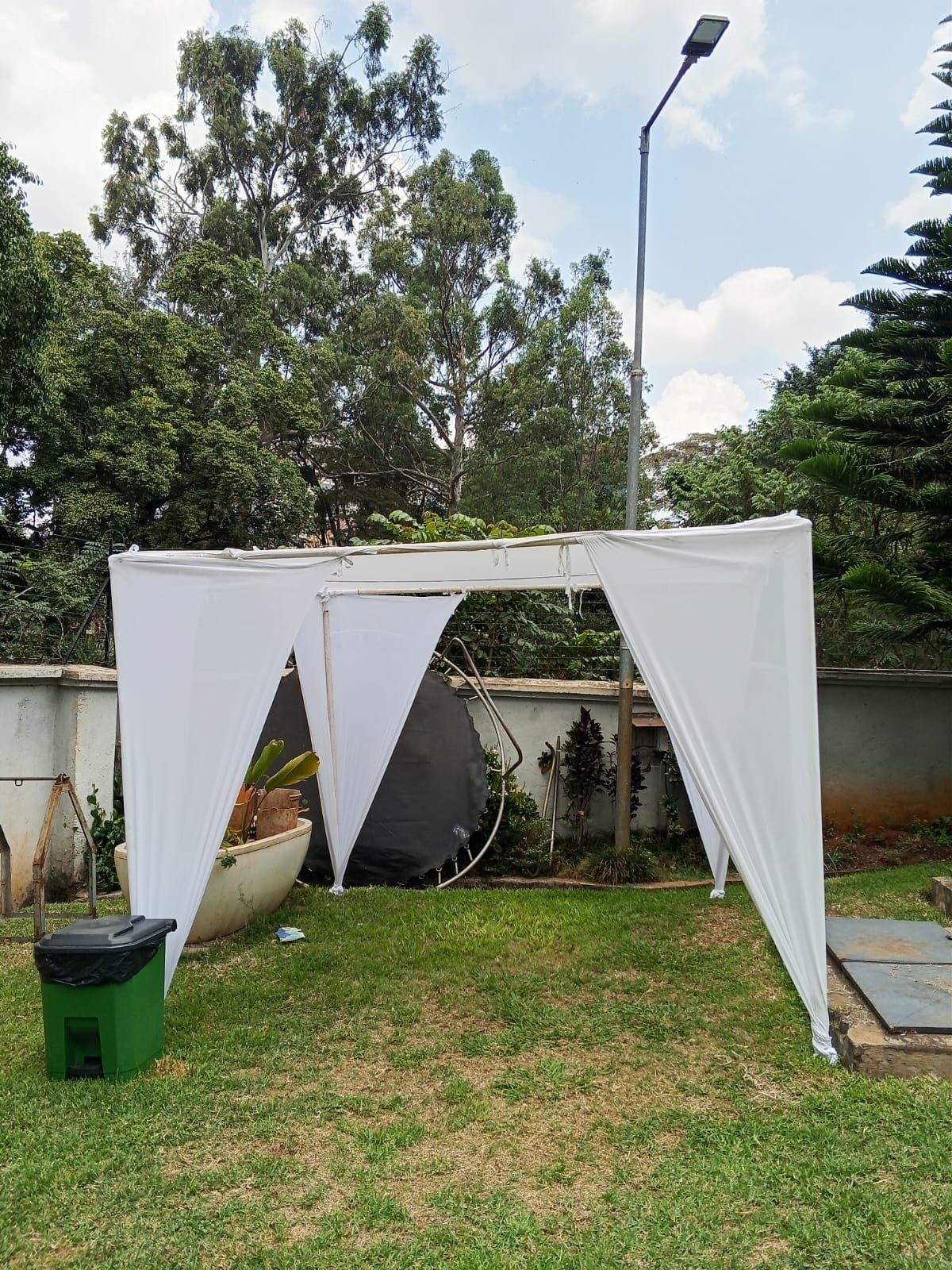 Canopy Tent 3x3m – 20 Seater shading a kids birthday party in Nairobi - view 6