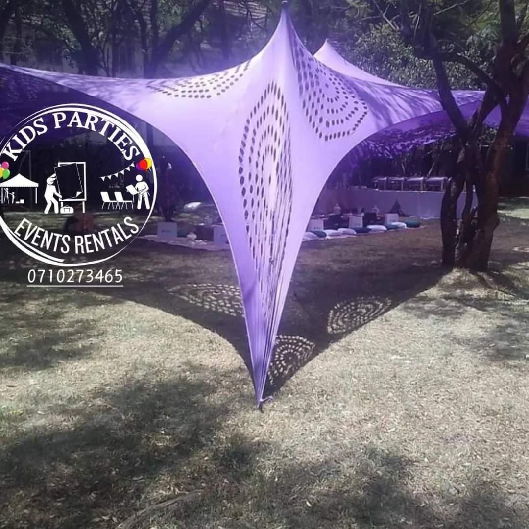 Cheese Tent 10x15m – 140 Seater shading a kids birthday party in Nairobi - view 6