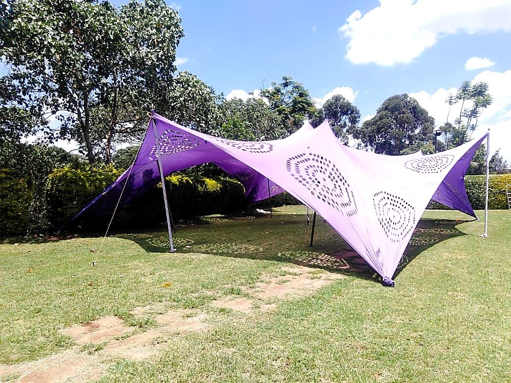 Cheese Tent 12x18m – 200 Seater shading a kids birthday party in Nairobi - view 4