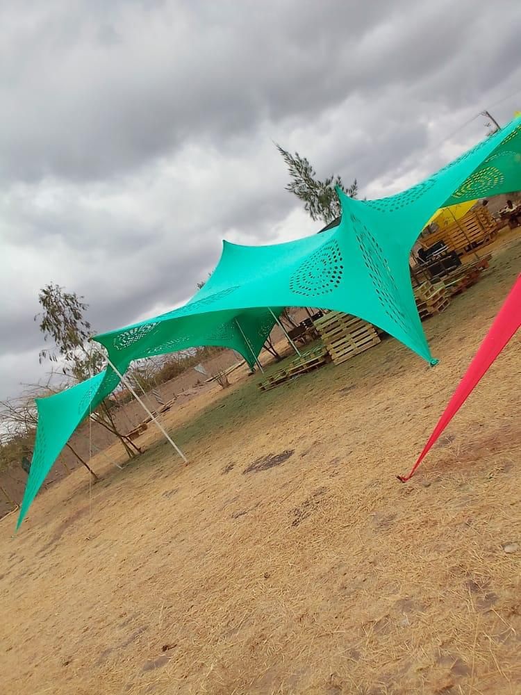 Cheese Tent 12x18m – 200 Seater shading a kids birthday party in Nairobi - view 6