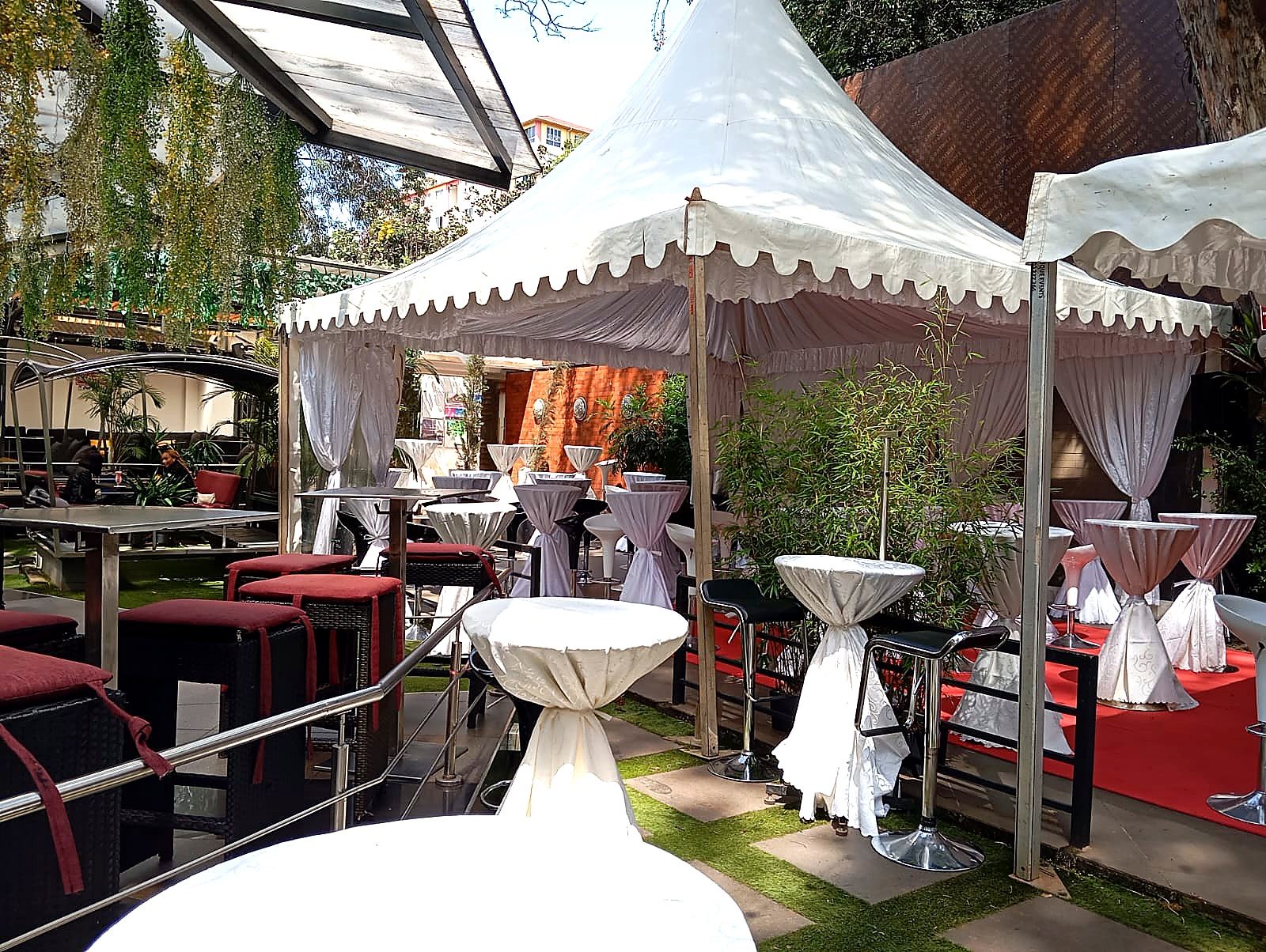 Garden Party Gazebo (3x3m) shading a kids birthday party in Nairobi - view 3