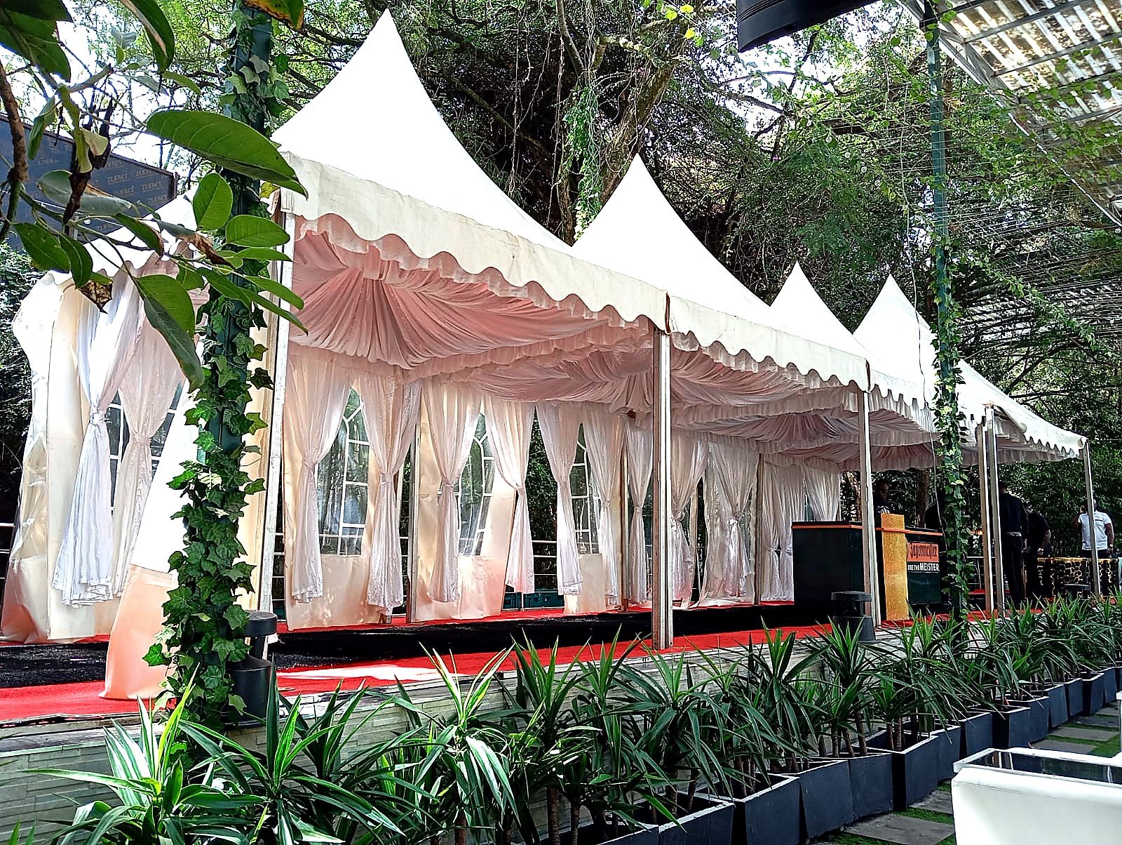 Garden Party Gazebo (3x3m) shading a kids birthday party in Nairobi
