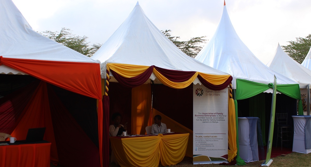 High Peak Draped Tent 3x3m – 20 Seater shading a kids birthday party in Nairobi - view 2