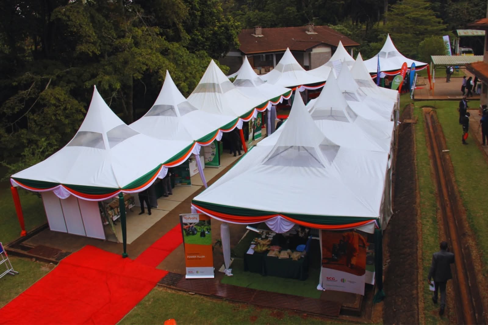 High Peak Draped Tent 3x3m – 20 Seater shading a kids birthday party in Nairobi - view 3