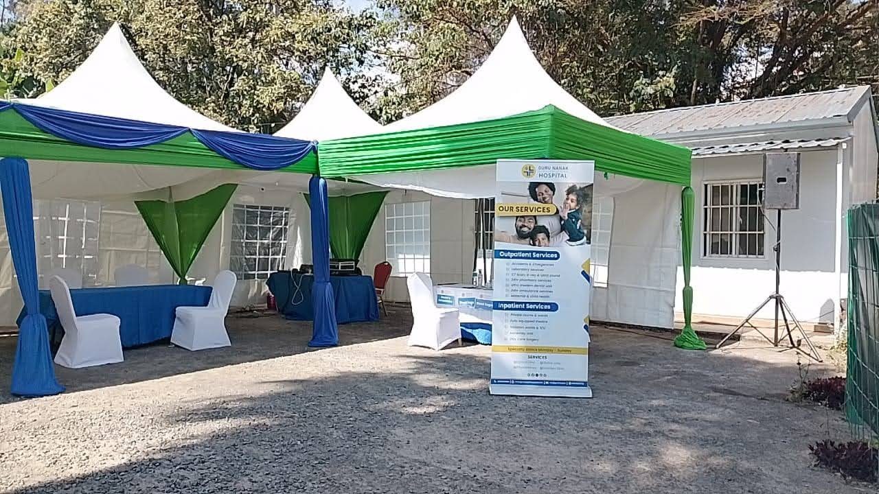 High Peak Draped Tent 3x3m – 20 Seater shading a kids birthday party in Nairobi - view 5