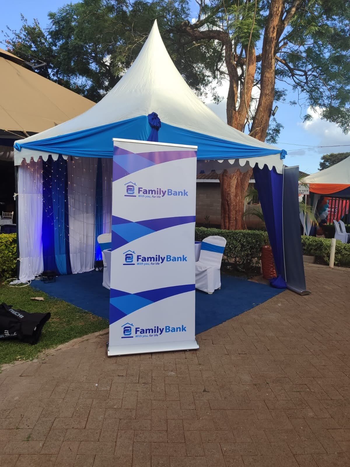 High Peak Draped Tent 3x3m – 20 Seater shading a kids birthday party in Nairobi - view 6