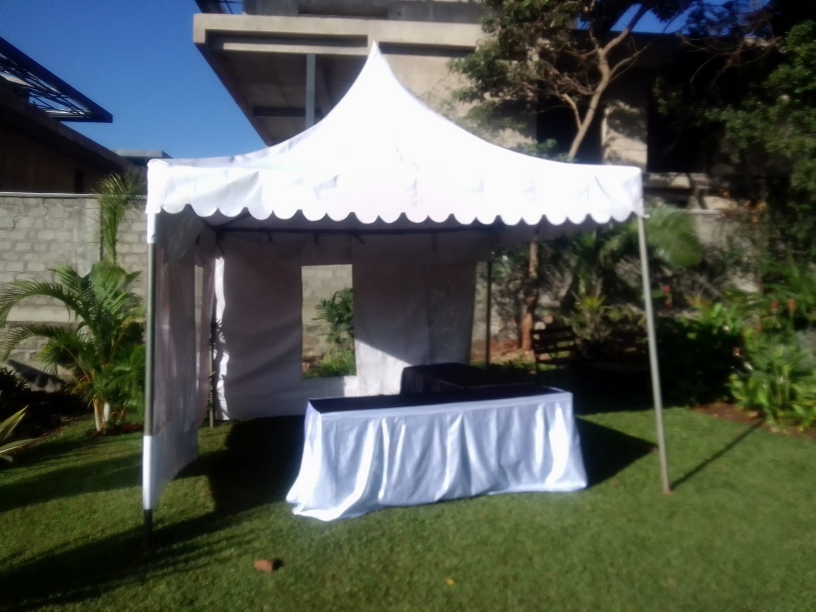 High Peak Tent 3x3m – 20 Seater shading a kids birthday party in Nairobi - view 3
