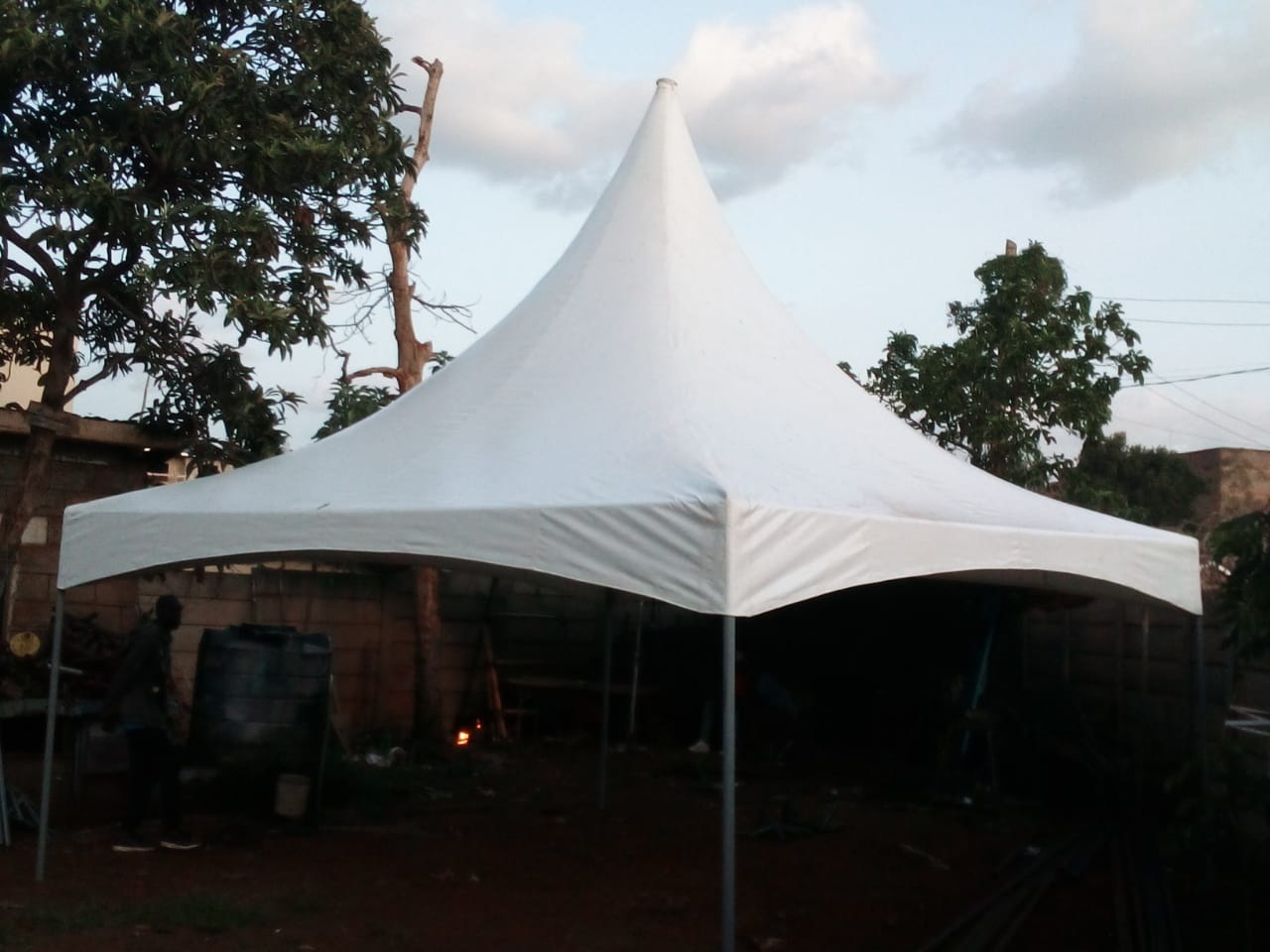 High Peak Tent 6x6m – 50 Seater shading a kids birthday party in Nairobi - view 5