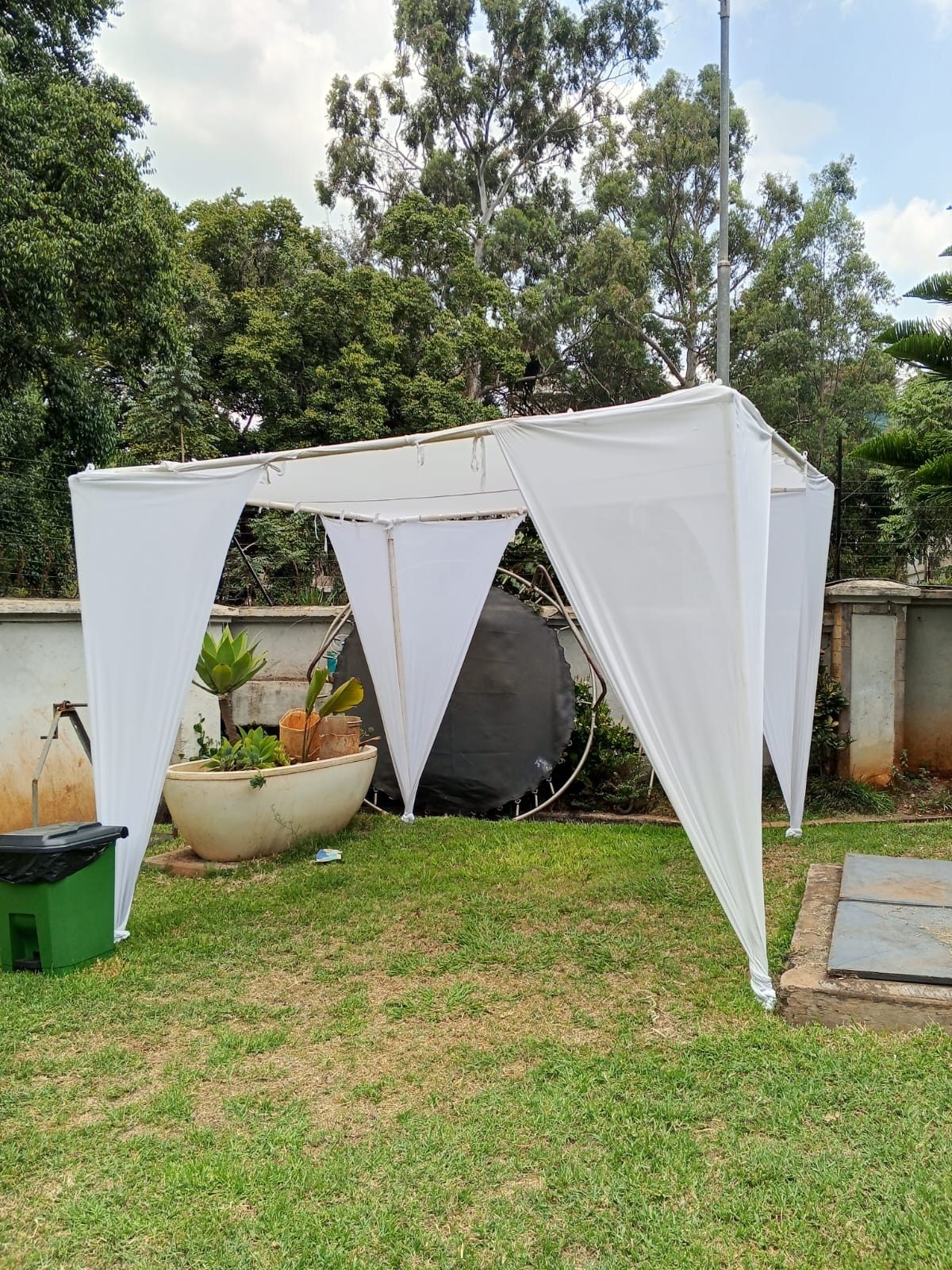 Kids Party Canopy Tent (3x3m) shading a kids birthday party in Nairobi - view 5