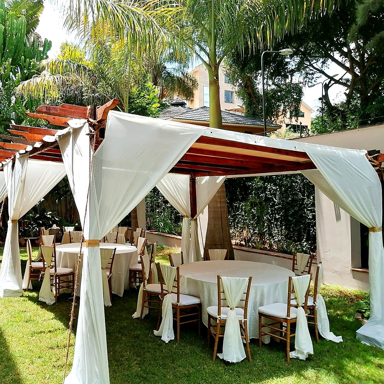 Pagola Tent 6x6m – 50 Seater shading a kids birthday party in Nairobi - view 4