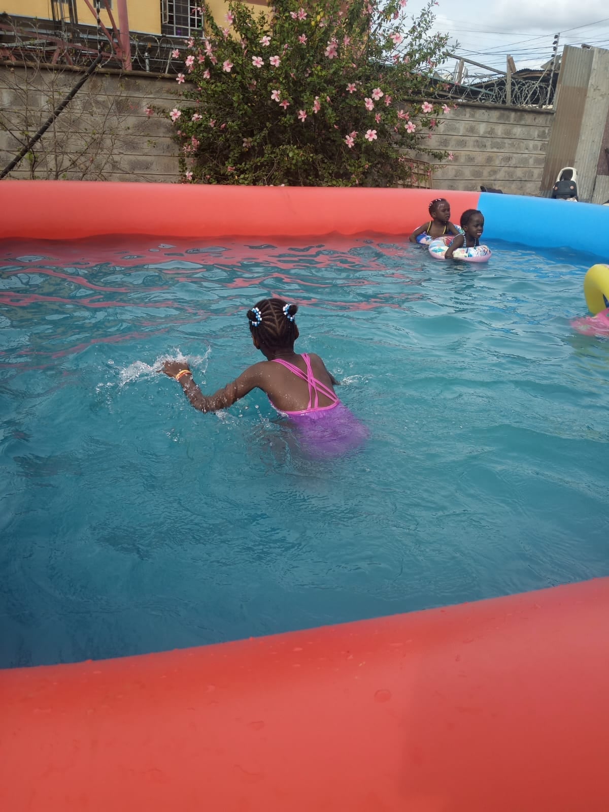 Portable Swimming Pool for Hire for a kids summer pool party in Nairobi - view 7
